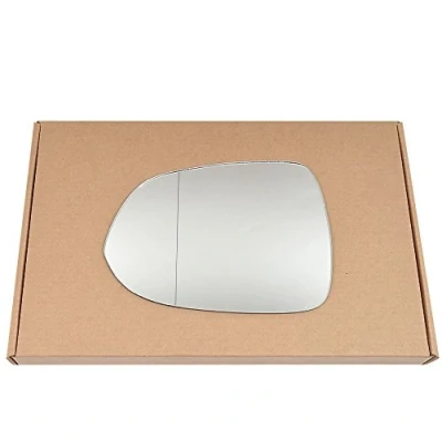 Image of Less4spares Wing Mirror Glass Left Compatible with Honda Jazz 2002 2005 STICK ON Passenger Near Side Blind Spot