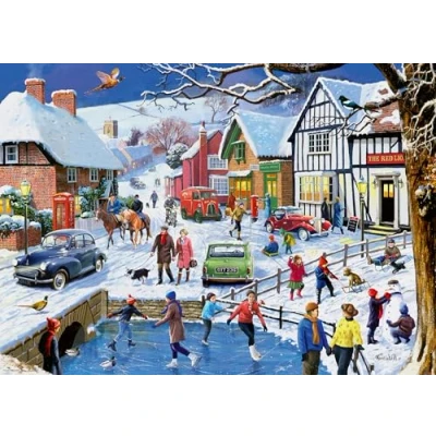 Image of Ravensburger Leisure Days No.3 The Winter Village 1000 Piece Jigsaw Puzzles for Adults and Kids Age 12 Years Up