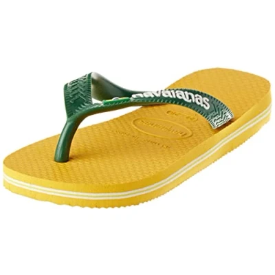 Image of Havaianas Brasil Logo Pop Yellow 23/24