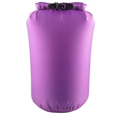 Image of Inzopo Waterproof Roll Top Compression Bag Dry Sack for Camping Floating Purple, 80L