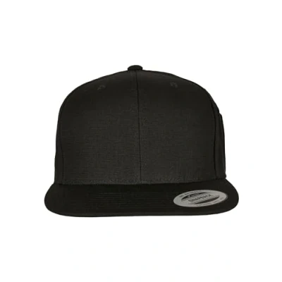 Image of Flexfit Pencil Holder Snapback Cap Baseball, Black, One Size