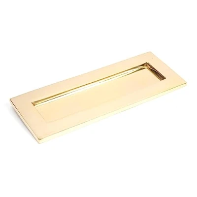 Image of From The Anvil Polished Brass Small Letter Plate