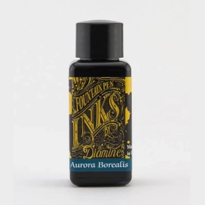Image of Diamine Fountain Pen Ink 30ml Aurora Borealis