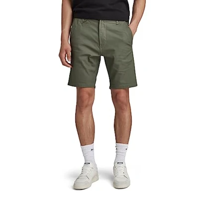 Image of G STAR RAW Men&#039;s Bronson 2.0 Slim Chino Shorts, Green (wild rovic D21040 D305 B111), 30