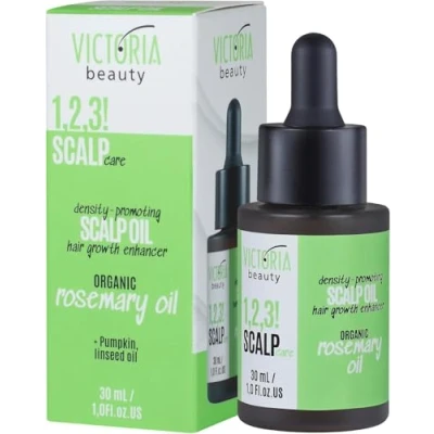 Image of Victoria Beauty Organic Rosemary Oil Scalp Treatment, 30 ml, Density Promoting Hair Growth Enhancer