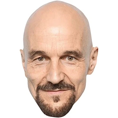 Image of Timothy John Booth (Bald) Celebrity Mask, Flat Card Face, Fancy Dress Mask