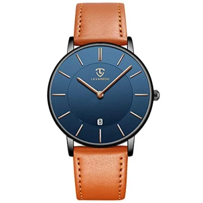 Image of BEN NEVIS Mens Womens Watches Ultra Thin Simple Casual Fashion Analog Quartz Date Display Waterproof Wrist Watch for Men