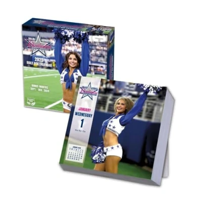 Image of TURNER LICENSING Dallas Cowboys Cheerleaders Sideline Box Calendar (25998052010)