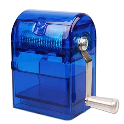 Image of 4 Layer Leaf Herbal Herb Tobacco Grinder Plastic Spice Crusher Hand Muller Crank Grinders Cigarette Accessories