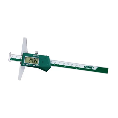Image of INSIZE 1144 150A Digital Double Hook Depth Gage, Base Length 100 mm, 0 150 mm/0 6&quot;