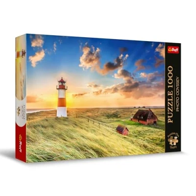 Image of Trefl 10823 Premium Plus Quality Odyssey Lighthouse a List, Germany Puzzle 1000 Pieces, Unique Photos, Perfectly Matching Tiles, for Adults and Children from 12 Years, Multicolour