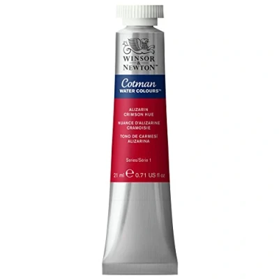 Image of Winsor &amp; Newton Cotman Watercolour Paint 8ml Tube Alizarin Crimson Hue 003