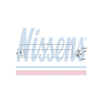 Image of FD00028 Receiver Drier NISSENS 95453 R134a Aluminium VOLKSWAGEN: Tiguan I