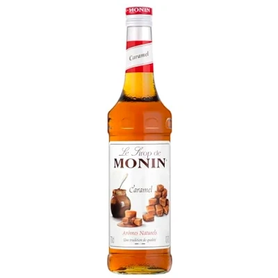 Image of MONIN Premium Caramel Syrup 700 ml for Coffee and Cocktails. Vegan Friendly, Allergen Free, 100% Natural Flavours Colourings