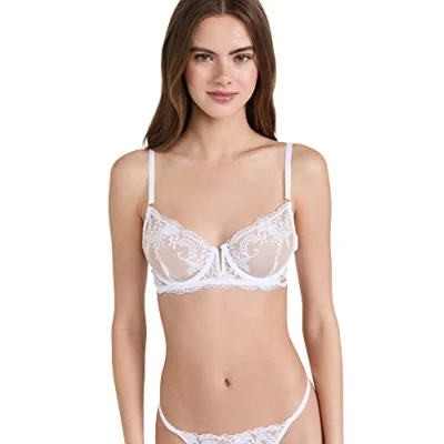 Image of Bluebella Women&#039;s Marseille Bra, White, 34D