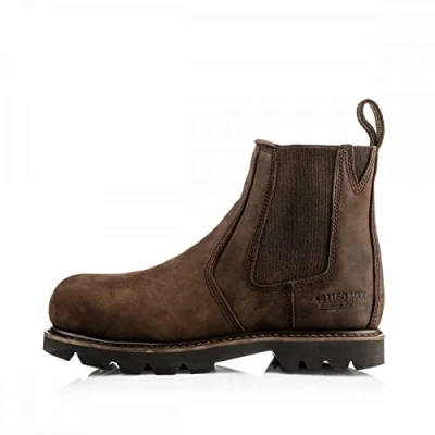 Image of Buckler B1150SM Buckflex Safety Work Boots Chocolate Oil Men&#039;s / Women&#039;s Dealer Boot, 7 UK, Brown