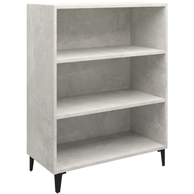 Image of vidaXL Sideboard Concrete Grey 69.5x32.5x90 cm Engineered Wood