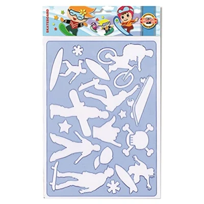 Image of KOH I NOOR Skateboard Template