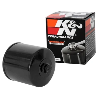 Image of K&amp;N Motorcycle Oil Filter: High Performance, Premium, Designed to be used with Synthetic or Conventional Oils: Fits Select BMW Motorcycles, KN 163