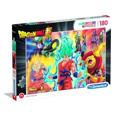 Image of Clementoni 29761, Supercolor Collection Dragon Ball Super Puzzle for Children 180 pieces, Ages 7 Years Plus