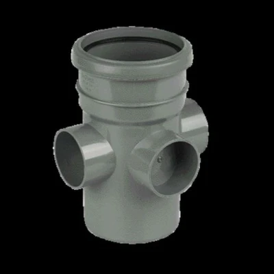 Image of Floplast SP581G 110mm Ring Seal Soil Socket Boss Pipe Grey