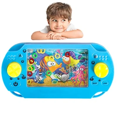 Image of TROONZ Water Hoop Game Ring Handheld,Water Handheld Game, Retro Games For Kids, Random Color