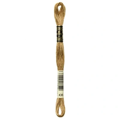 Image of DMC 6 Strand Embroidery Cotton Floss, Tan