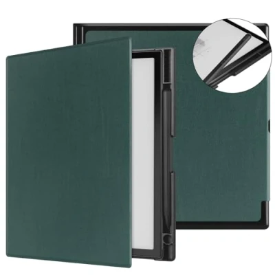 Image of Smart Slim Case for Boox Note Air3 C/Note Air 3 B/W 10.3 Inch 2023 E Ink Tablet ePaper Cover C with Pen Holder Auto Sleep/Wake (Green)