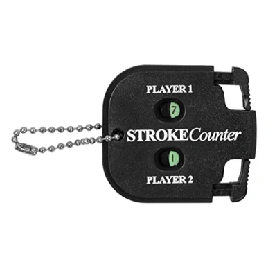 Image of Longridge Golf 2 Player Stroke Counter Black,
