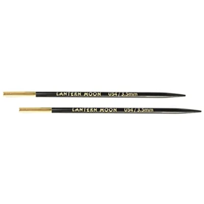 Image of Lantern Moon Interchangeable Needle Tips, Black, 13cm 3.5mm