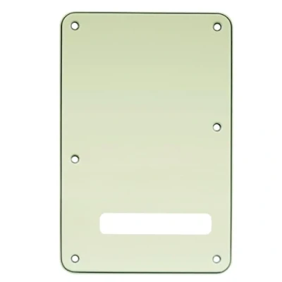 Image of Musiclily Guitar Strat Back Plate for Fender USA/Mexican Standard Stratocaster Modern Style, 3Ply Mint Green