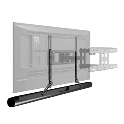 Image of VonHaus Sound Bar Bracket, Adjustable Universal Mount for Above or Below TV, Easy to Install, Sturdy &amp; Compatible with Sonos Arc, LG Most Soundbars Mounting Holes, Max Capacity 15kg