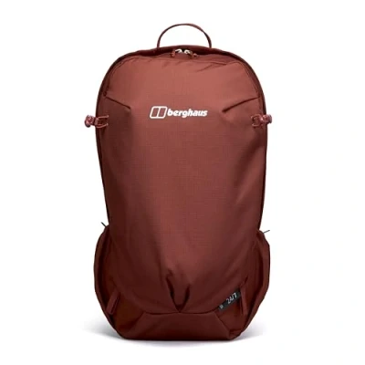 Image of Berghaus Unisex 24/7 Backpack 25 Litre Comfortable Fit Durable Design Rucksack for Men and Women, Burgundy Fawn/Jet Black, Litres