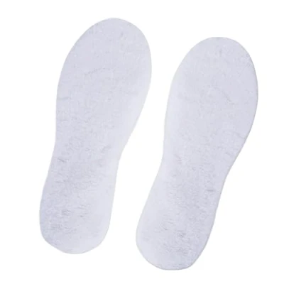Image of Sheepskin Insoles,Thick Warm Wool Insoles for Men Women,Fleece Insoles,Shoe Men,Thermal Insoles,Replacement Iambswool Shoes Boots Slippers (UK5.0)