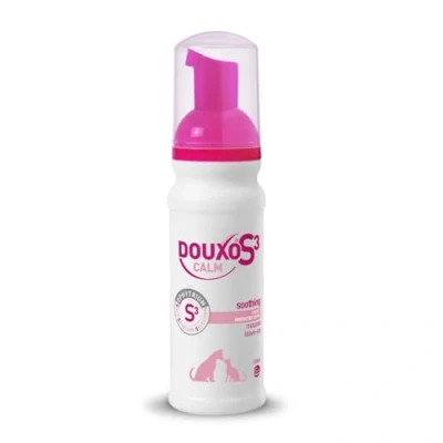 Image of DOUXO S3 CALM Mousse Itch Remedies for Dogs Soothing Leave On Cat Itchy Solution Effective Dog Skin Relief Hypoallergenic Fragrance Anti &amp; Cats 150ml