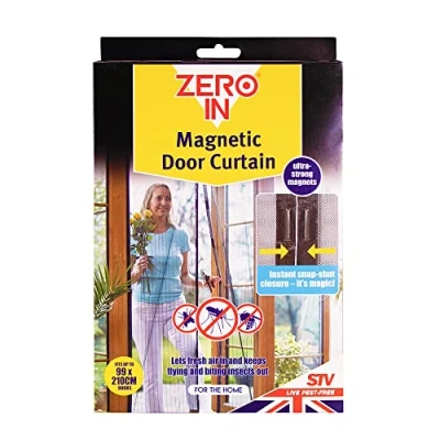Image of Zero In Magnetic Insect Curtain for Doors 99 x 210cm Washable, UV Resistant Protects Homes from Insects and Flies