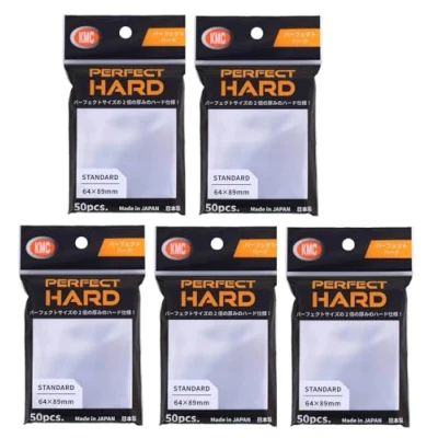 Image of 5 Set!!! /// KMC Card Barrier Sleeve Perfect Hard from Japan