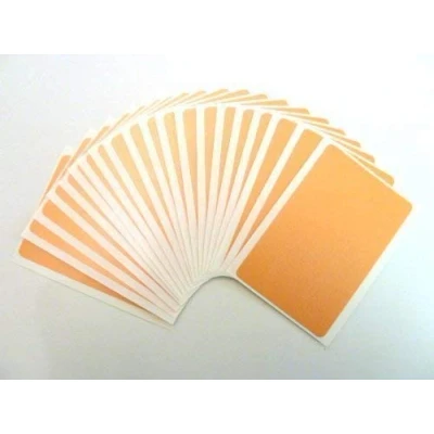 Image of 20 Labels, 99x65mm Rectangle, Orange, Colour Code Stickers, Self Adhesive Sticky Coloured Labels