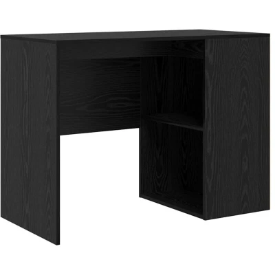 Image of vidaXL Writing Desk Black oak Engineered wood Compact