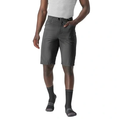 Image of CASTELLI 4520027 030 Unlimited Baggy Short Men&#039;s Shorts Dark Gray/Black M