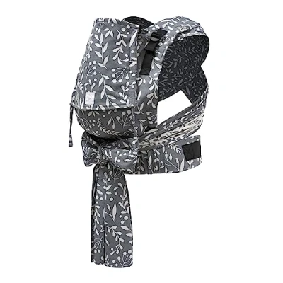 Image of Stokke Limas Carrier Plus, Floral Slate 2023 Version (OCS) Half Buckle Baby Three Carrying Options Safe for Babies from 1 Month/4 kg to 18