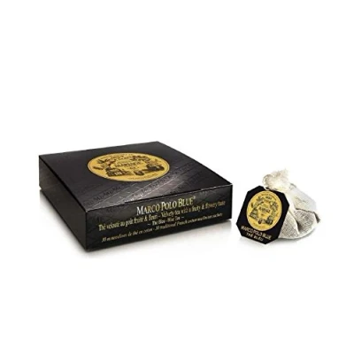 Image of Mariage Frères Marco Polo Blue (New!) Box of 30 Traditional French Muslin Tea sachets