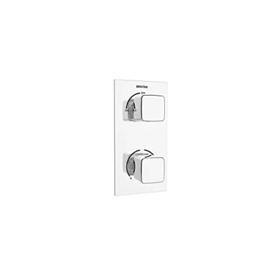Image of Bristan COB SHCVO C Cobalt Recessed Thermostatic Dual Control Shower Valve, Chrome, One Outlet