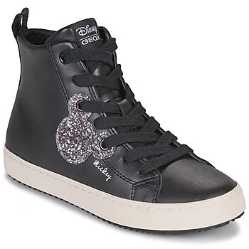 Image of Geox J Kalispera Girl D Sneaker, Black, 2.5 UK