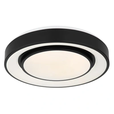 Image of Globo Sully LED ceiling light RGBW remote control black