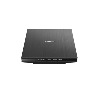 Image of Canon LiDE 400 Colour Flatbed Scanner (Black) Space Saving Design with USB Type C Connectivity, Easy One Touch Operation Ideal for Home or Office