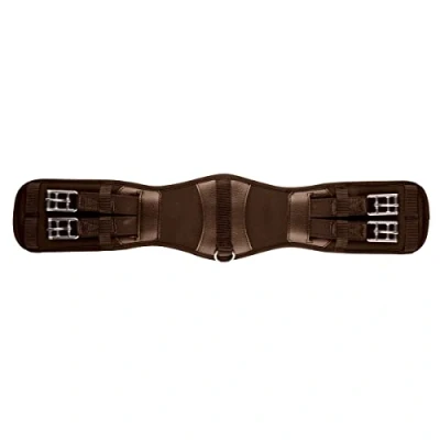 Image of Collegiate Memory Foam Dressage Girth, Brown, 55cm/22&quot;