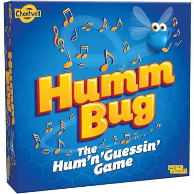 Image of Humm Bug The Music Party Board Game, Card Fun Quiz 3+ Players Over 900 Iconic Hits Great For Game Nights, Parties, Adult and Family Games