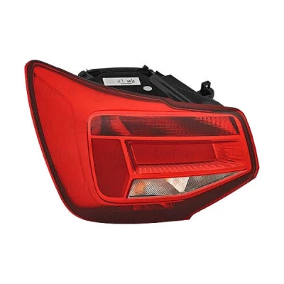 Image of 81A945069, 81A945069B Rear light VALEO ORIGINAL PART 047085 Left with bulbs bulb holder AUDI: Q2