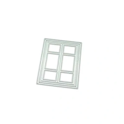 Image of Metal Cutting Die Window Dies Cuts for Card Making Stencil Template Mould DIY Scrapbooking Paper